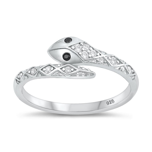 Sterling Silver Snake Ring