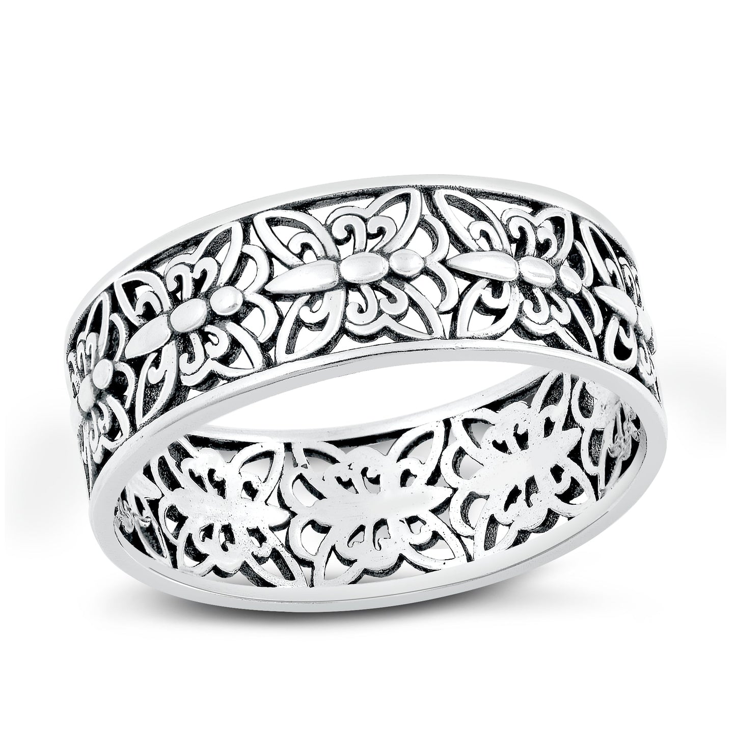Silver Butterfly Ring