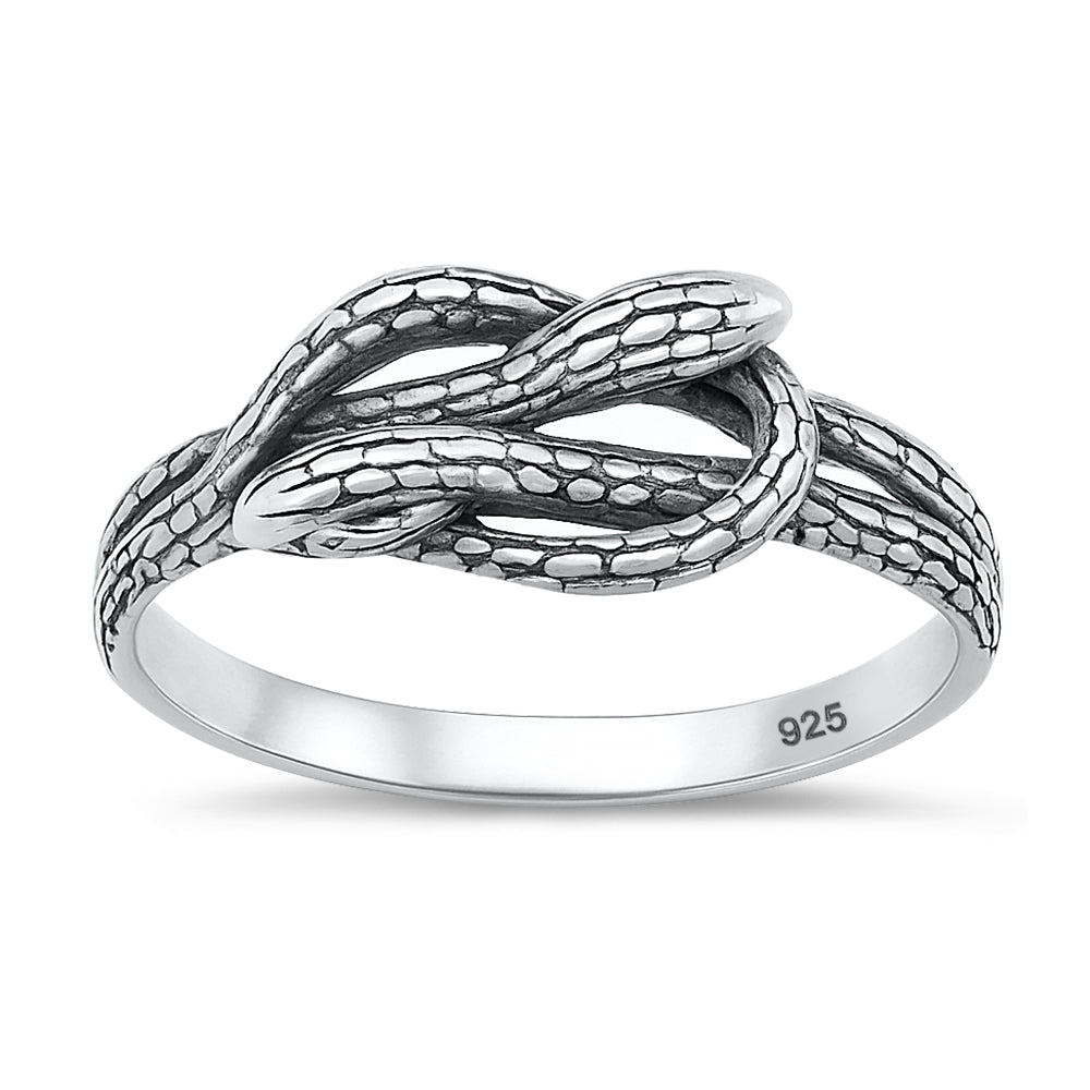 Sterling Silver Snake Ring
