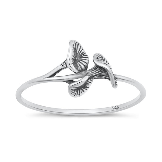 Sterling Silver Mushroom Ring