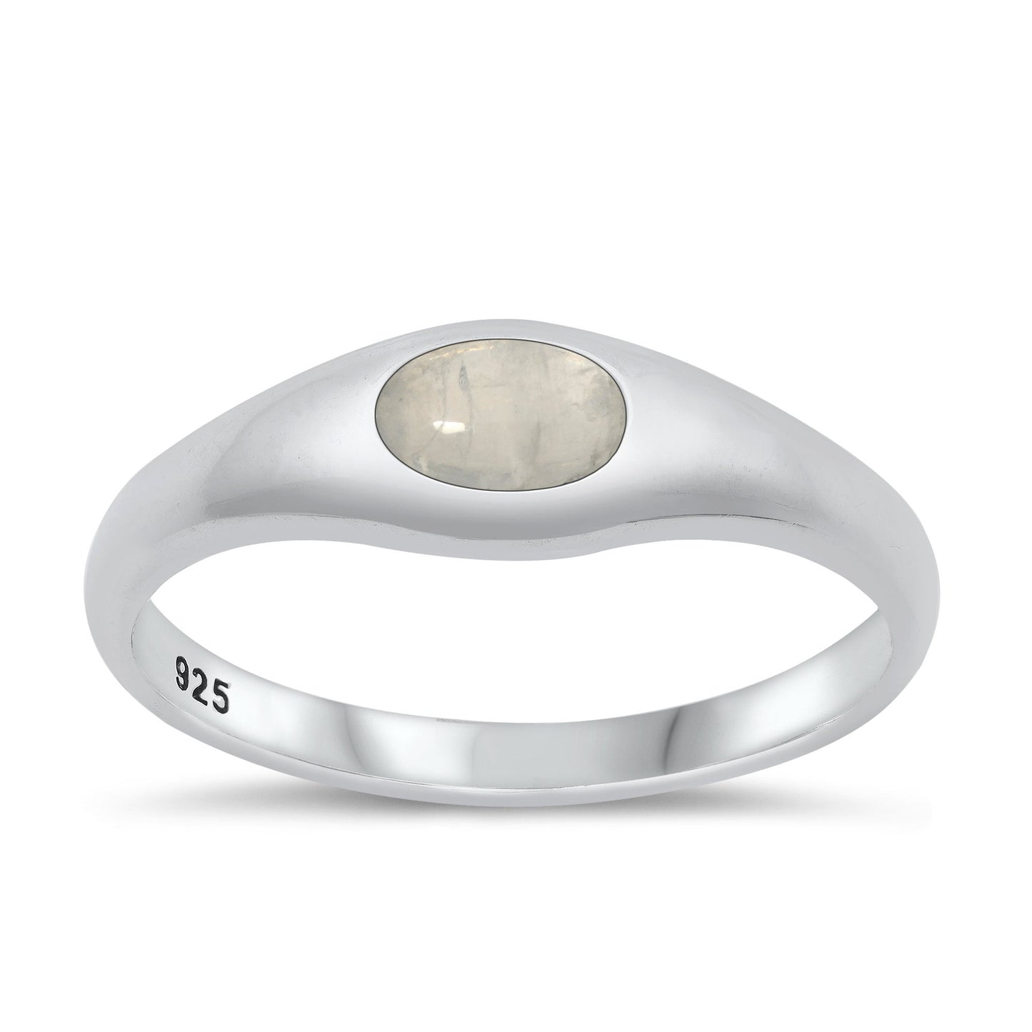 Sterling Silver Moonstone Ring