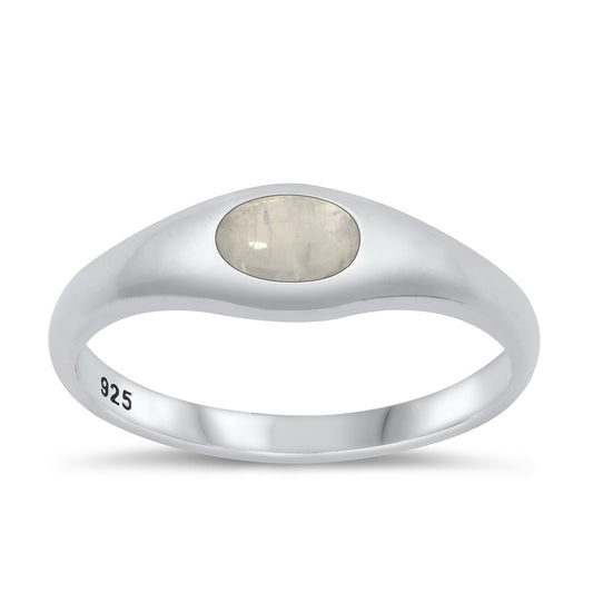 Sterling Silver Moonstone Ring