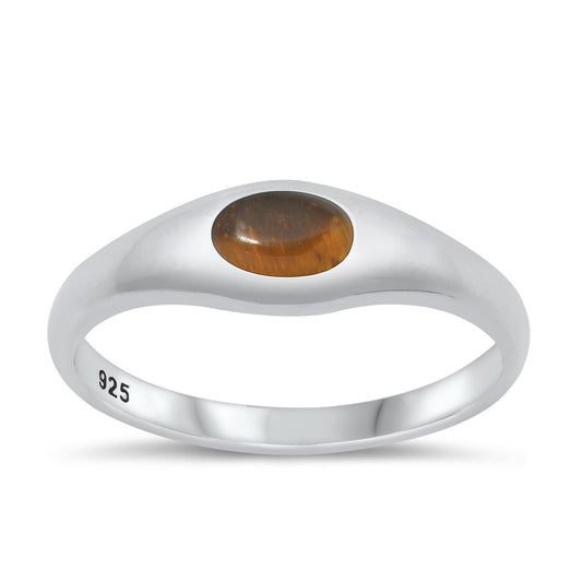Sterling Silver Tiger Eye Ring