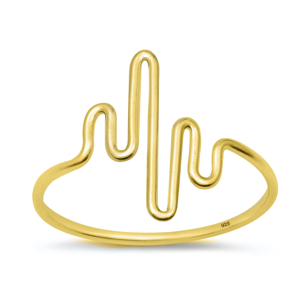 Sterling Silver Pulse Ring