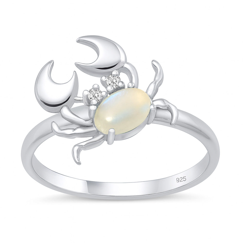 Sterling Silver Crab Ring