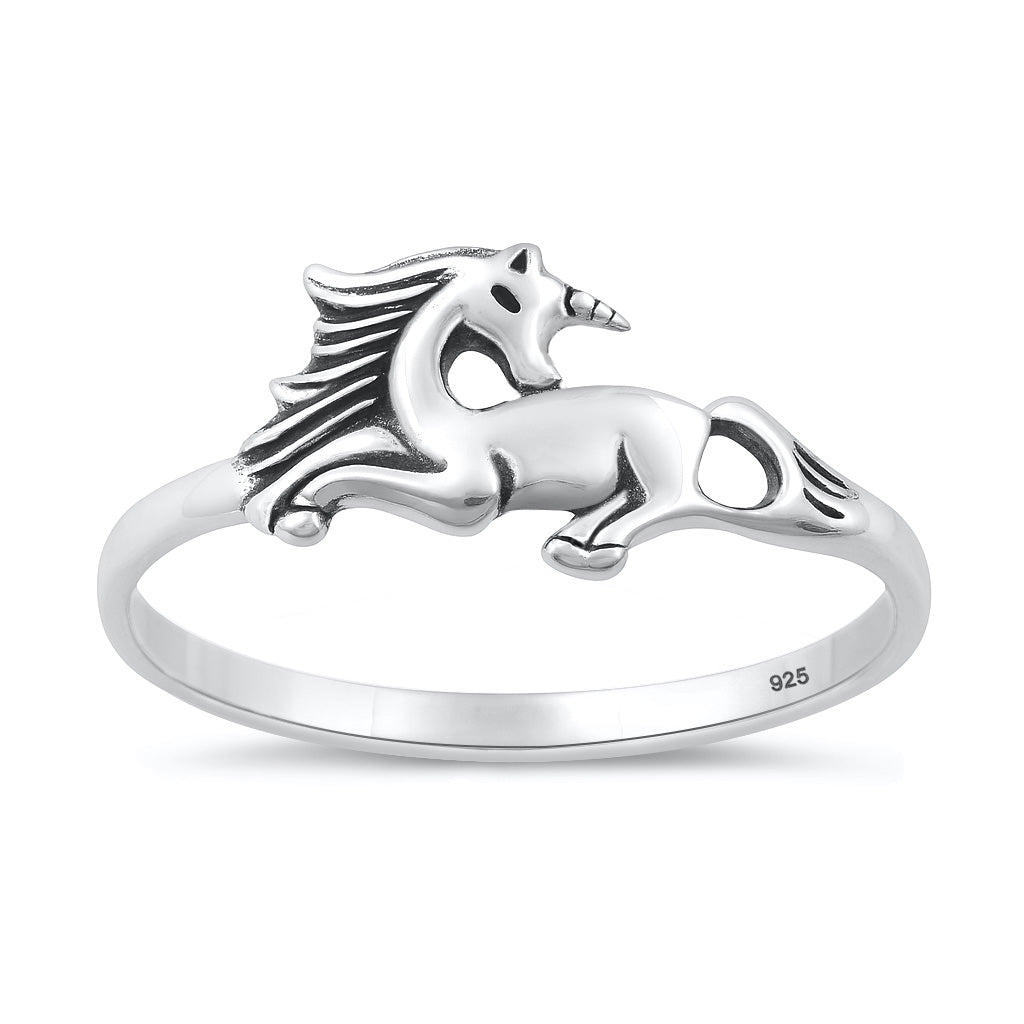 Sterling Silver Unicorn Ring