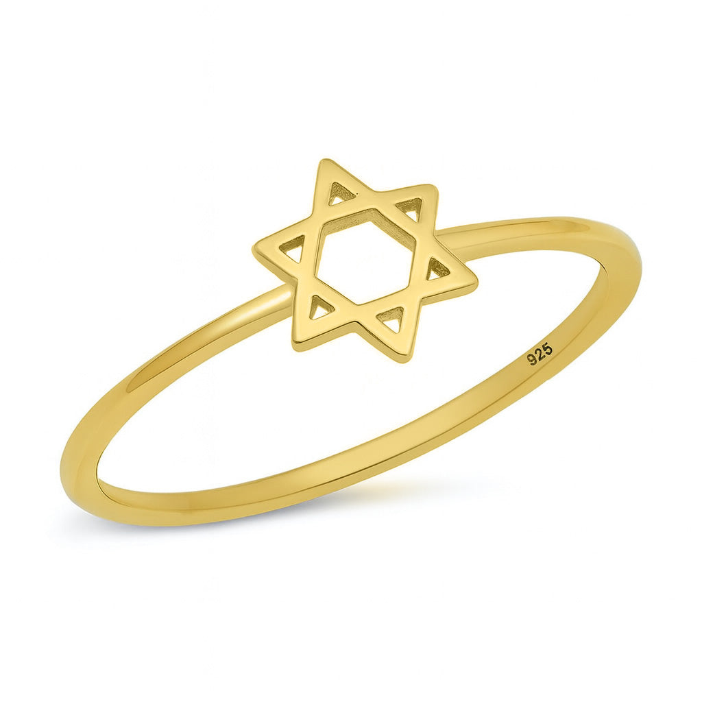 Sterling Silver Star of David Ring