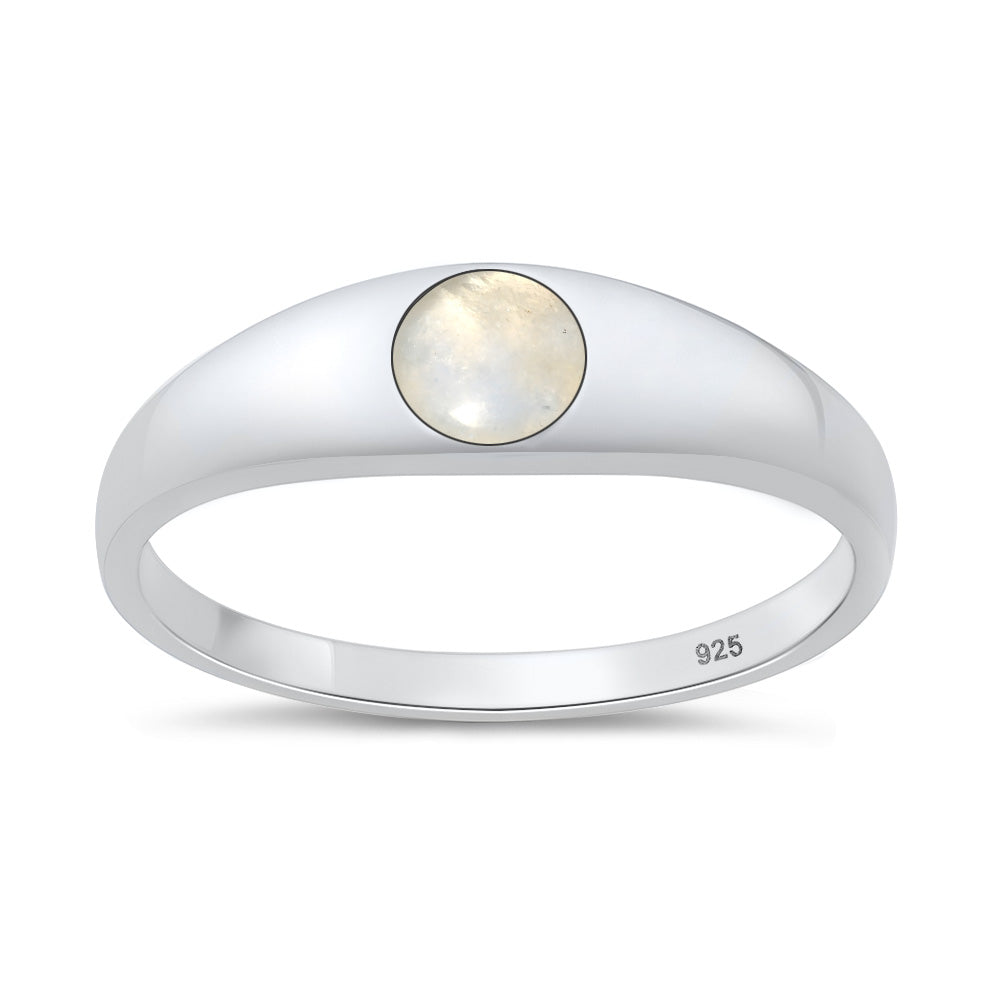 Sterling Silver Moonstone Ring