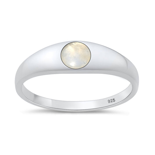 Sterling Silver Moonstone Ring