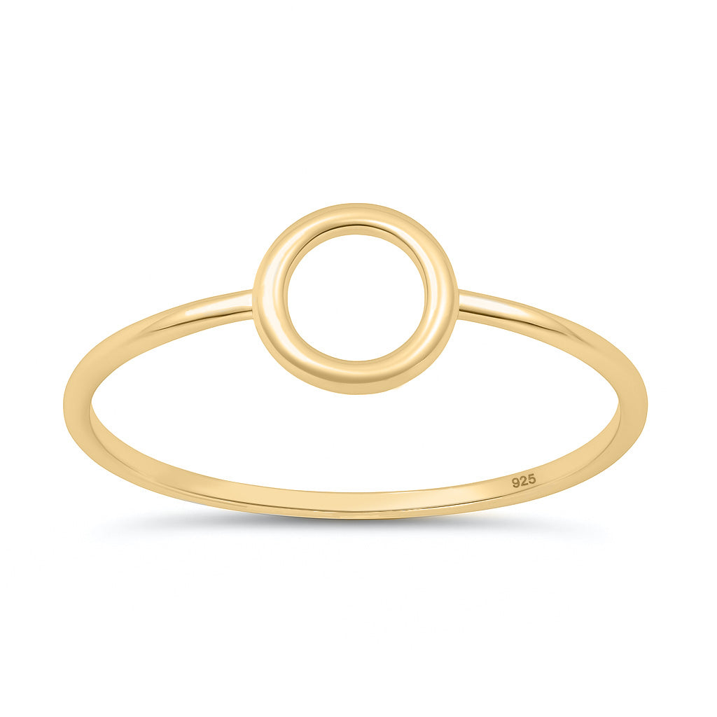 Sterling Silver Circle Ring