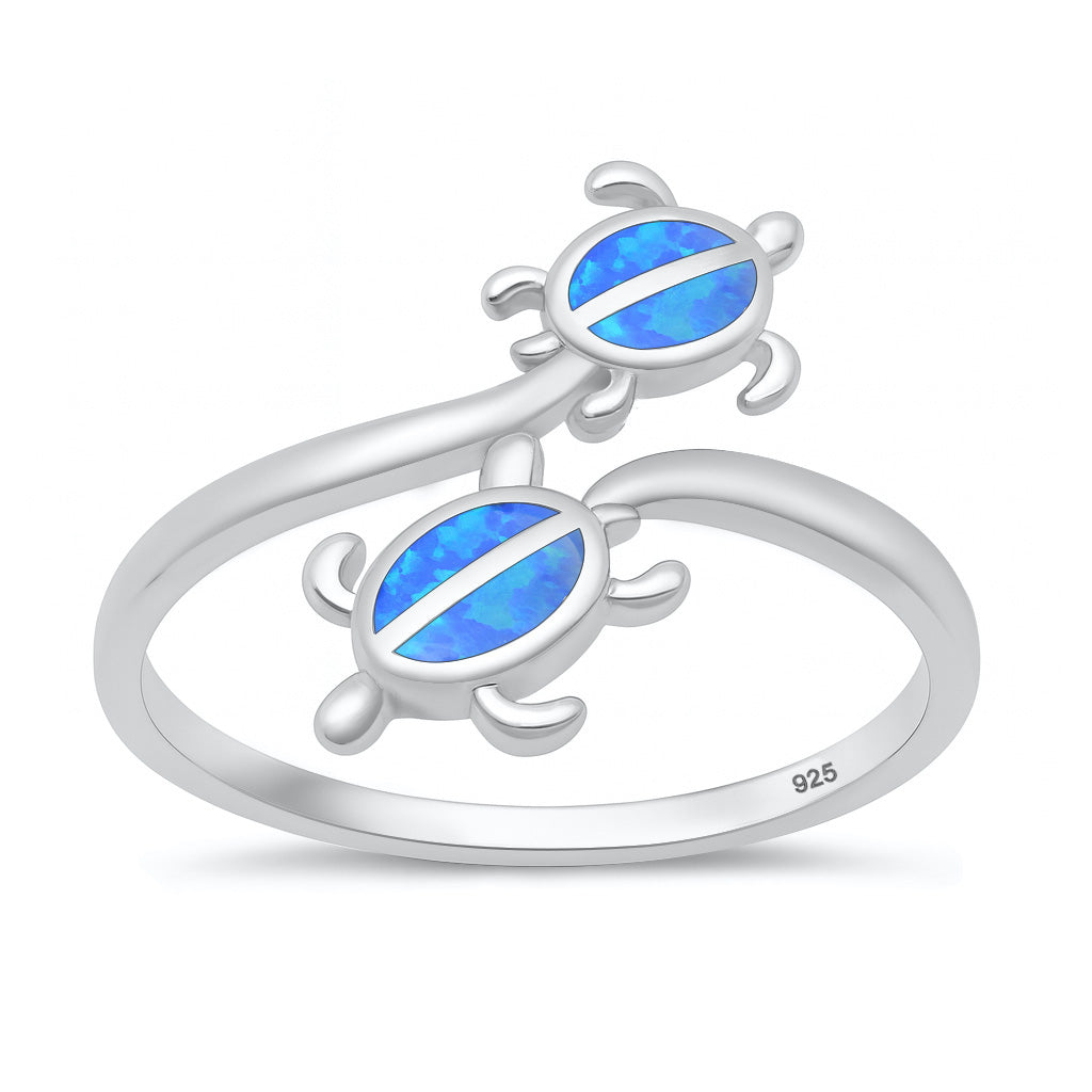 Sterling Silver Sea Turtle Ring