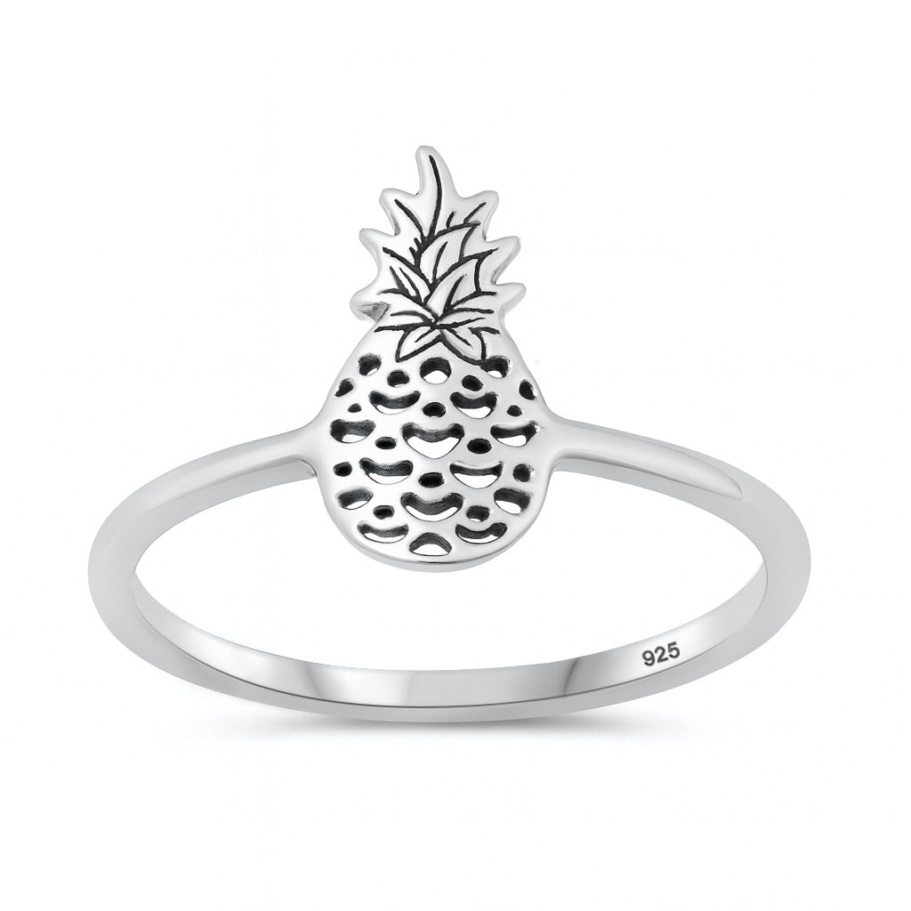 Sterling Silver Pineapple Ring