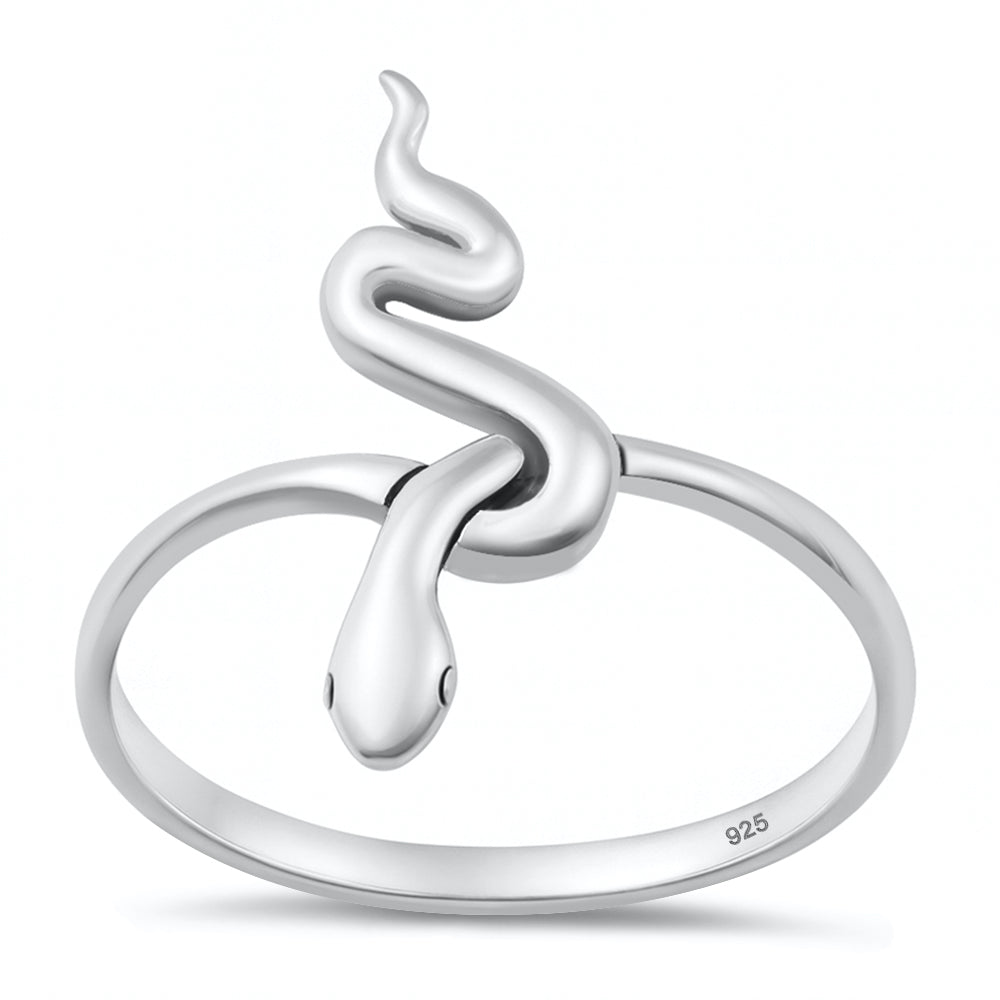 Sterling Silver Snake Ring