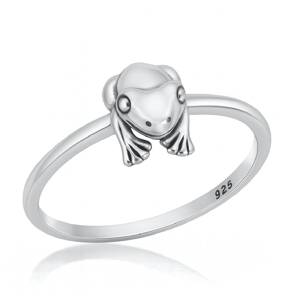 Sterling Silver Frog Ring