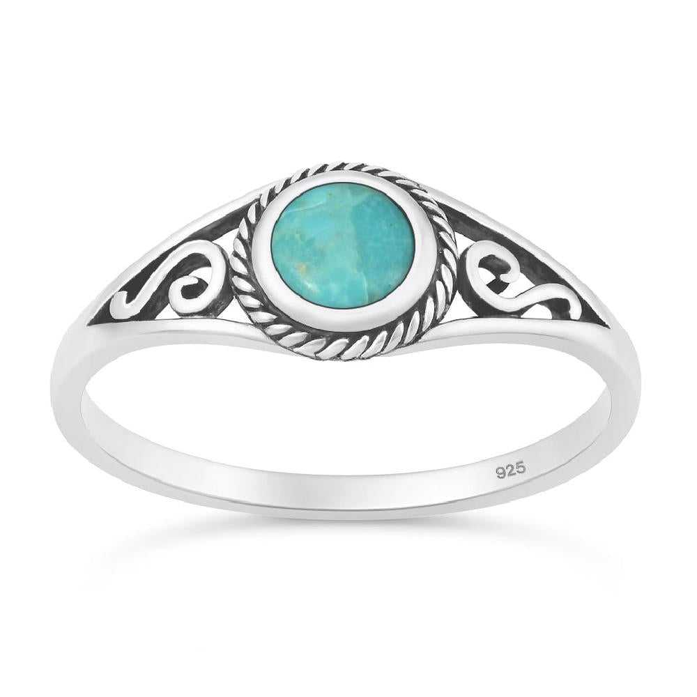 Sterling Silver Filigree Bali Style Ring