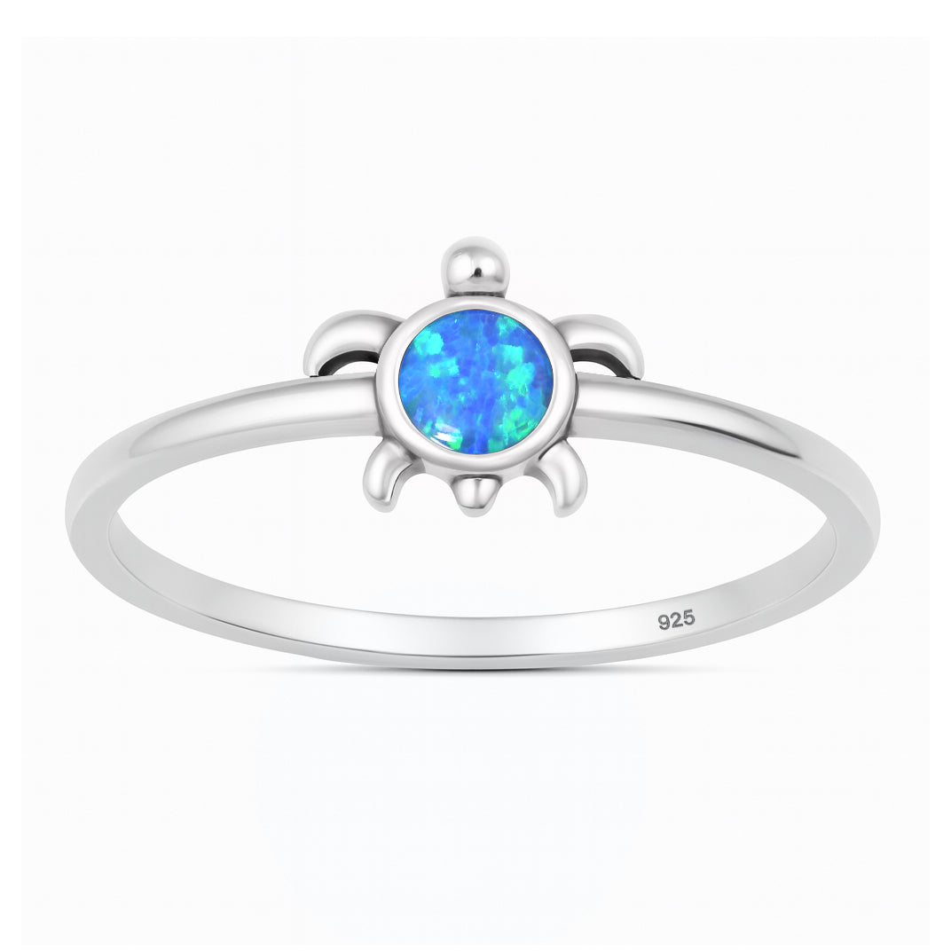 Sterling Silver Sea Turtle Ring