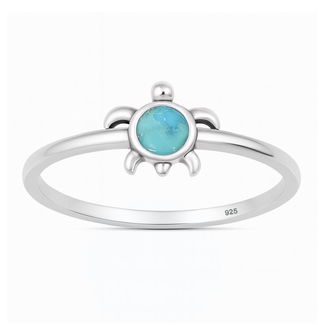 Sterling Silver Sea Turtle Ring