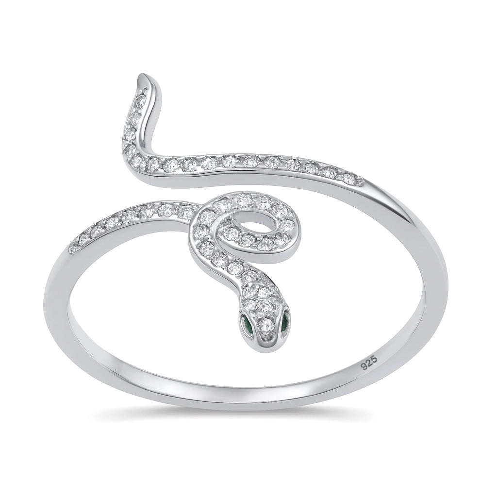 Sterling Silver Snake Ring
