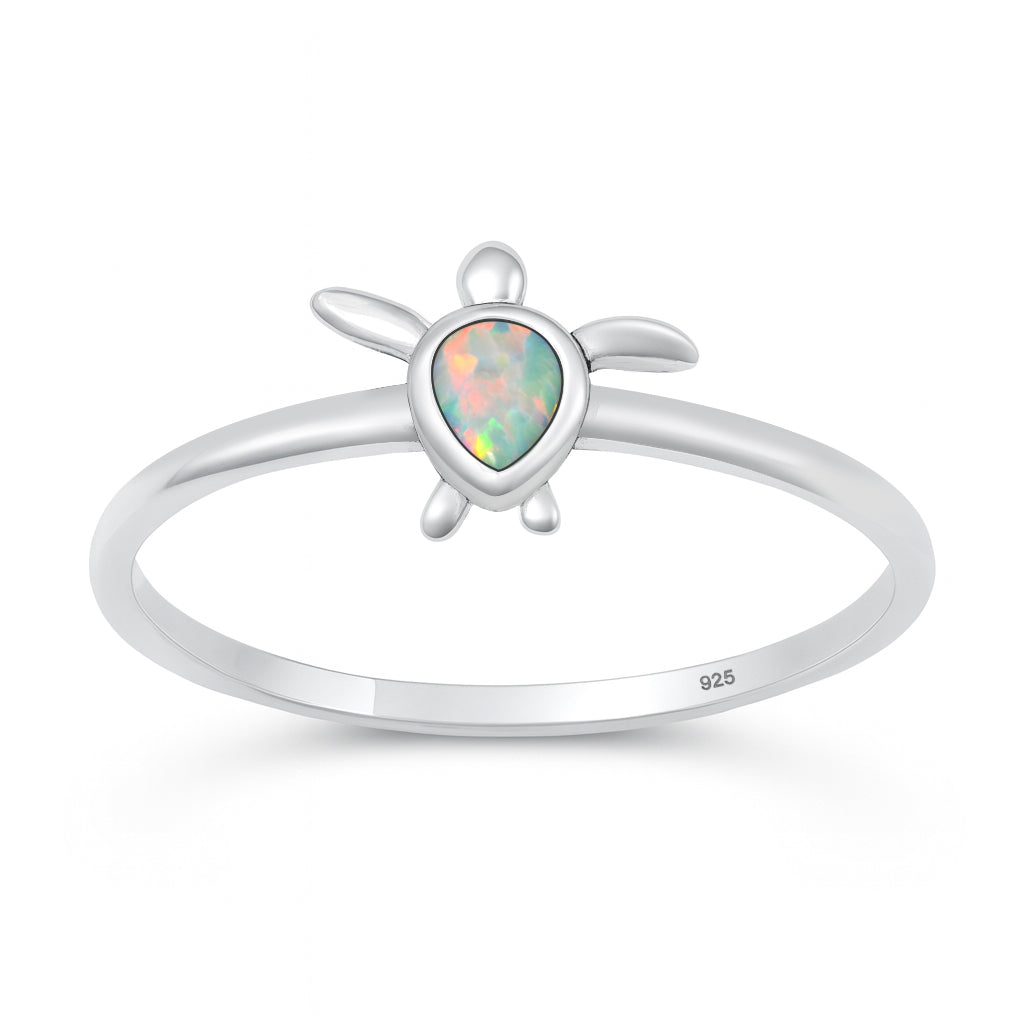 Sterling Silver Sea Turtle Ring