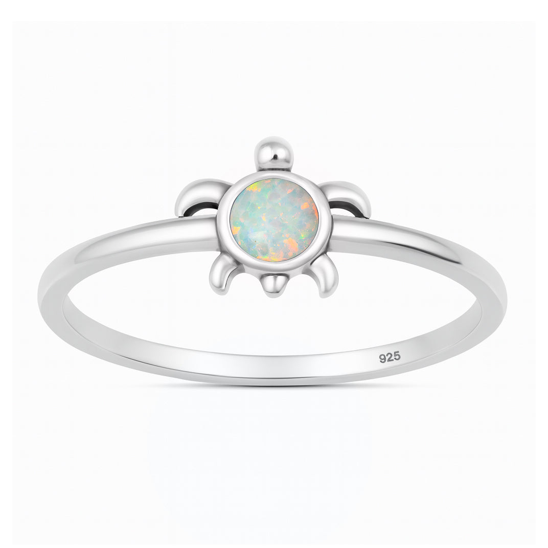 Sterling Silver Turtle Ring