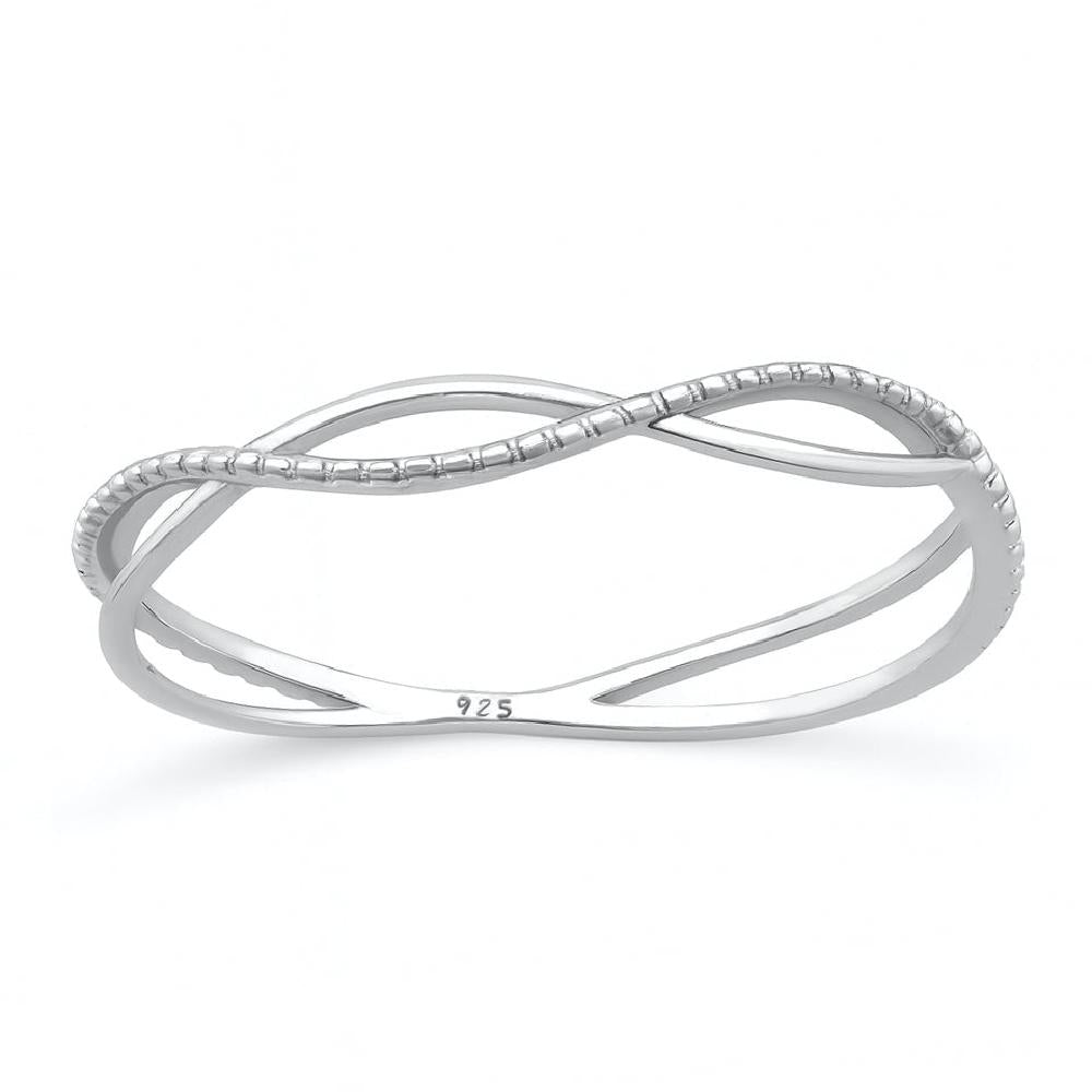 Sterling Silver Dainty Infinity Ring