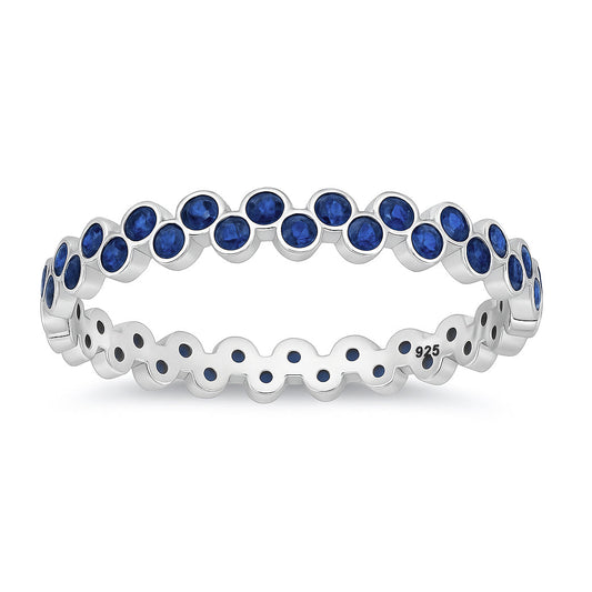 Sterling Silver Eternity Stacking Ring