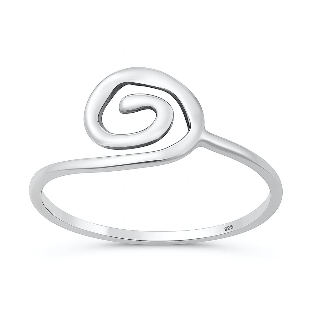 Sterling Silver Spiral Ring