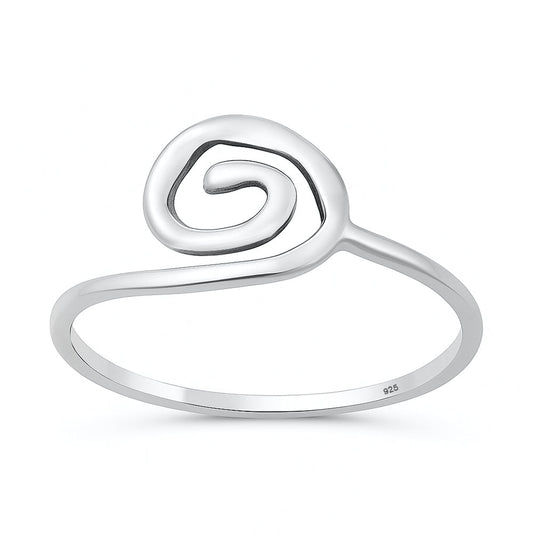 Sterling Silver Spiral Ring