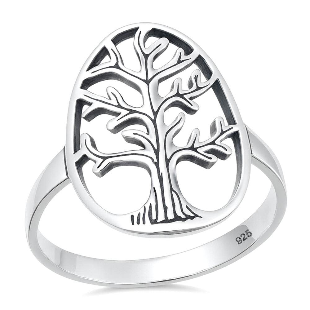 Sterling Silver Tree of Life Ring