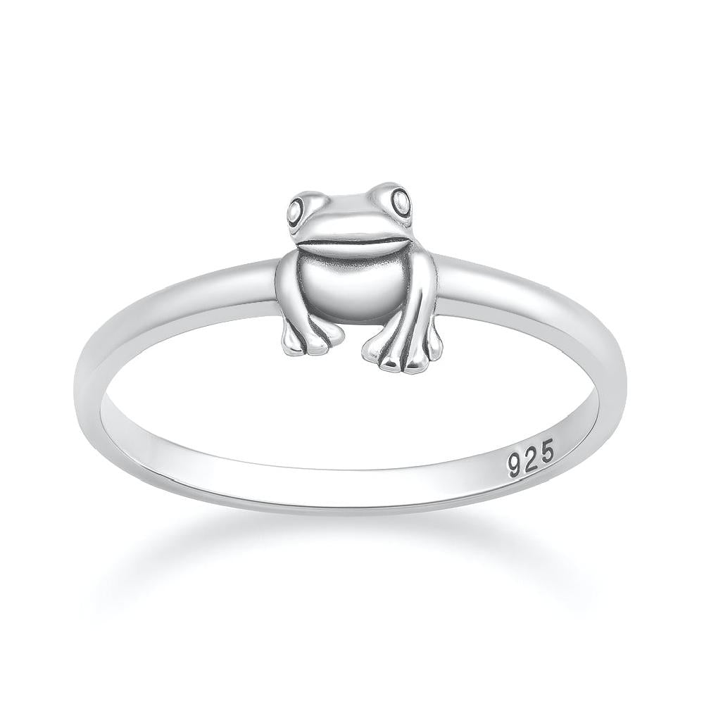 Sterling Silver Frog Ring