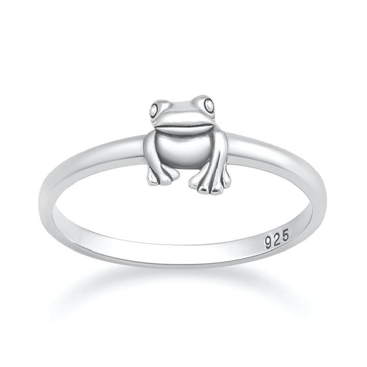 Sterling Silver Frog Ring