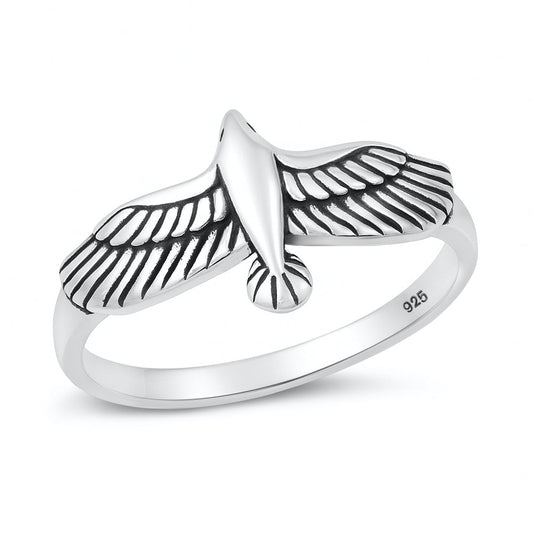 Sterling Silver Eagle Ring