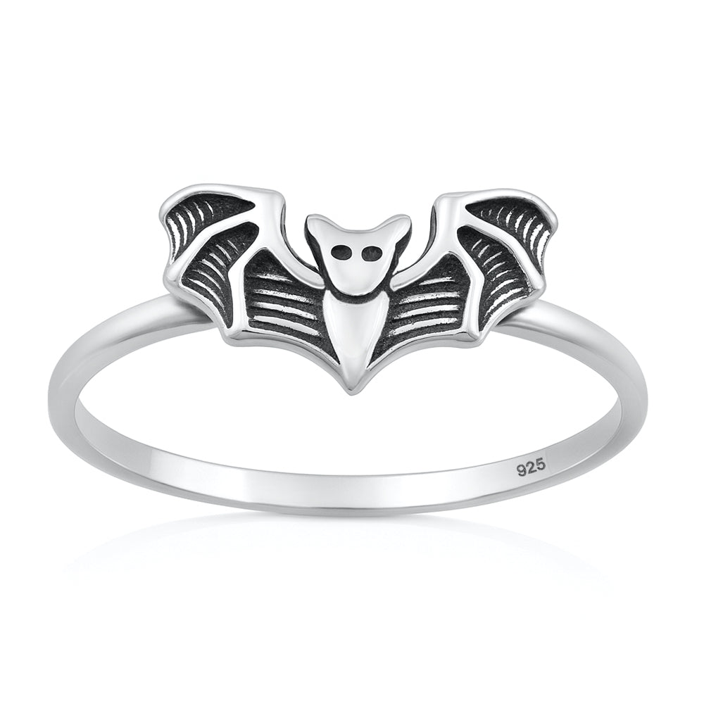 Sterling Silver Bat Ring