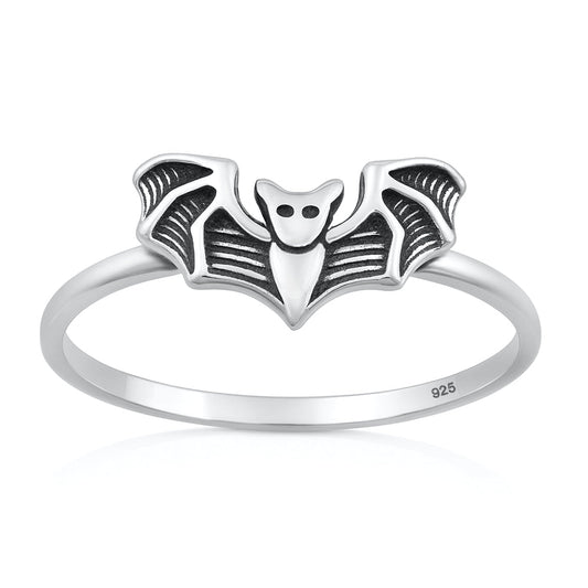 Sterling Silver Bat Ring