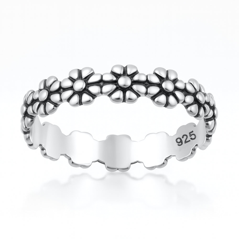 Sterling Silver Daisy Ring