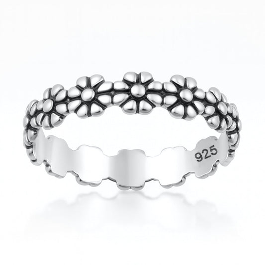 Sterling Silver Daisy Ring