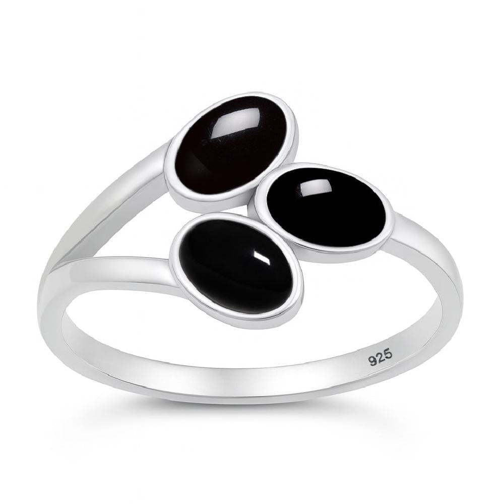 Sterling Silver Black Onyx Ring