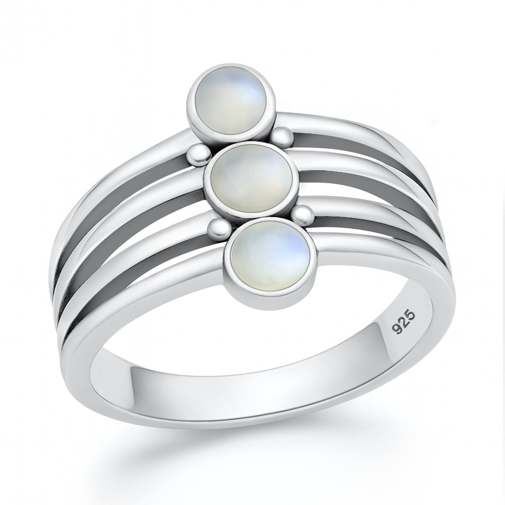 Sterling Silver Moonstone Ring