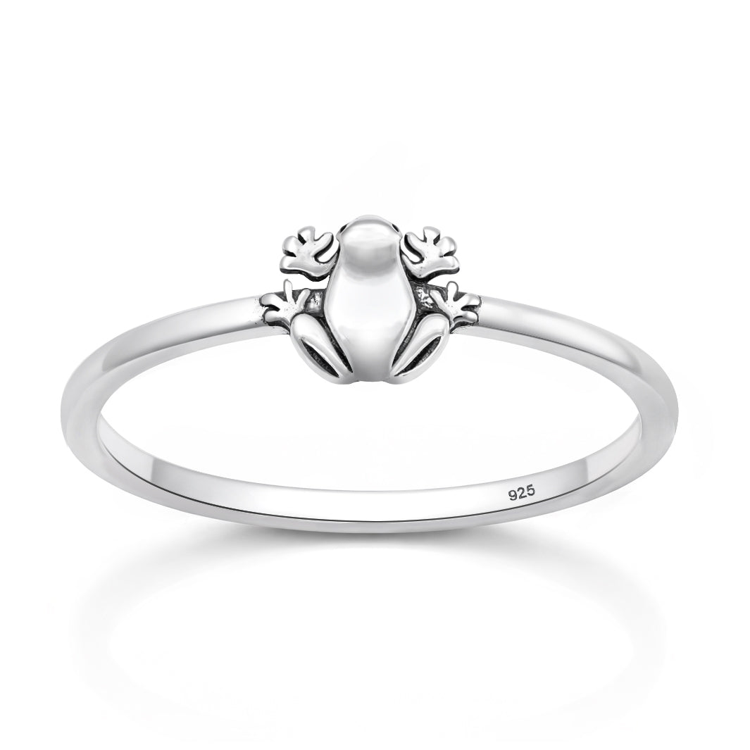 Sterling Silver Frog Ring