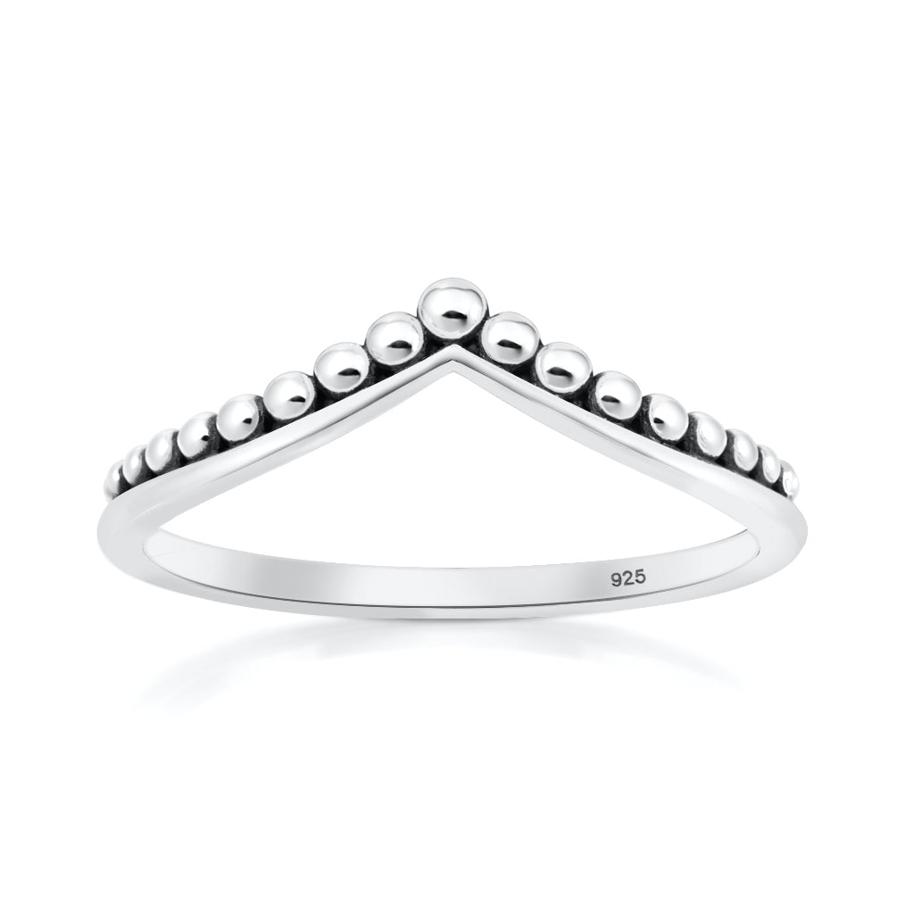 Sterling Silver Chevron Ring