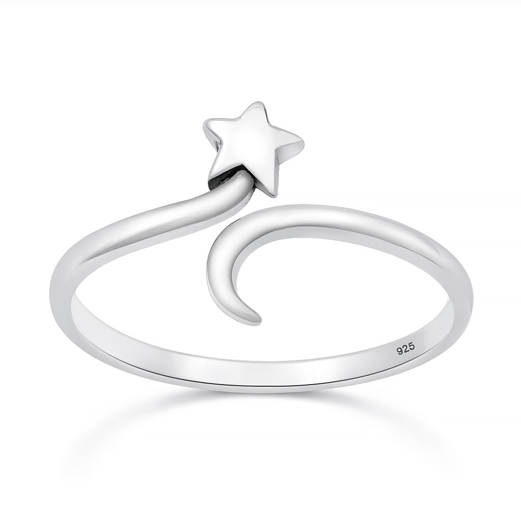 Sterling Silver Shooting Star Ring