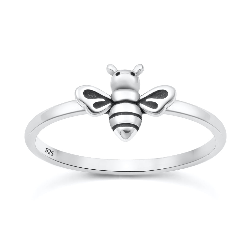 Sterling Silver Honey Bee Ring