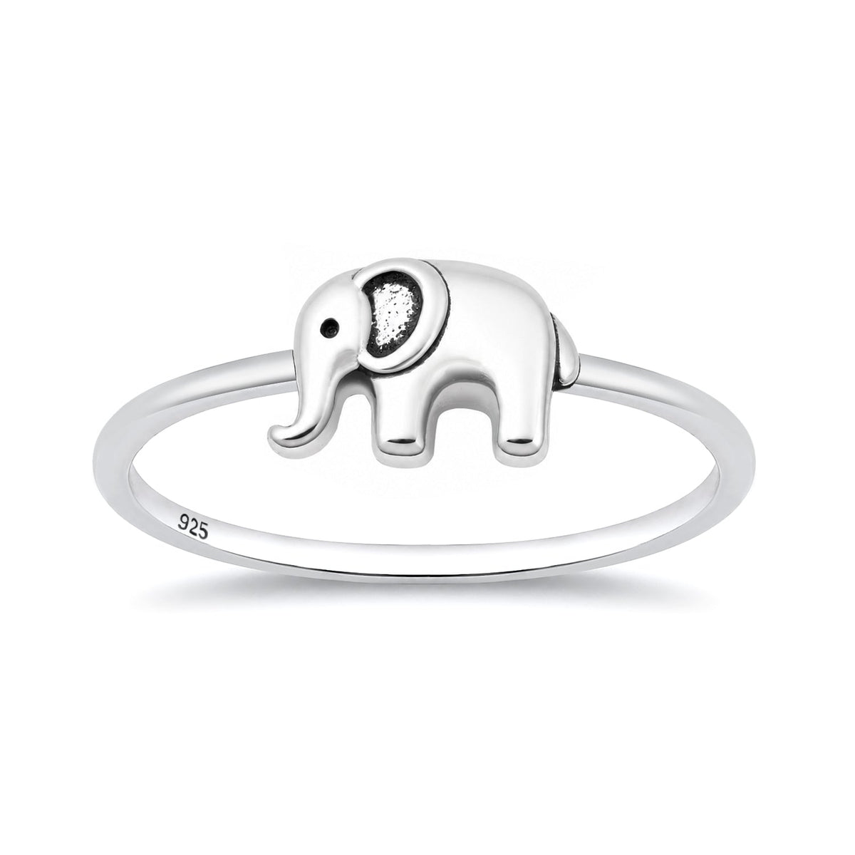 Sterling Silver Elephant Ring