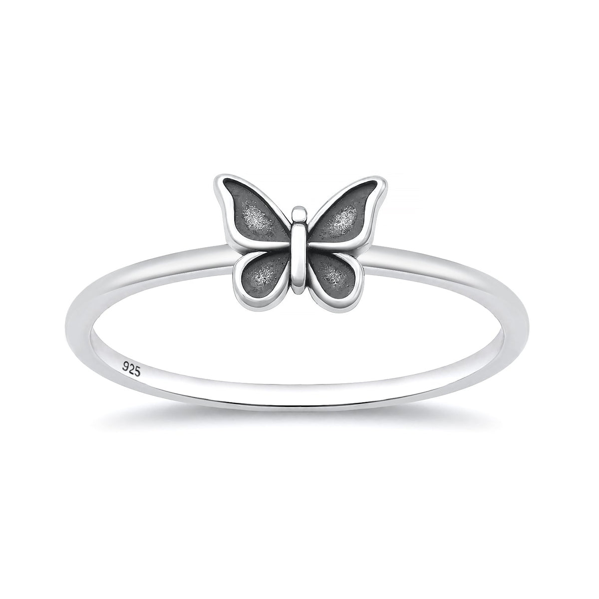 Sterling Silver Butterfly Ring