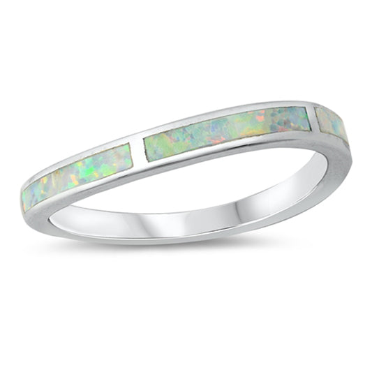 Modern Mosaic Bar Ring New .925 Sterling Silver Band Sizes 4-10