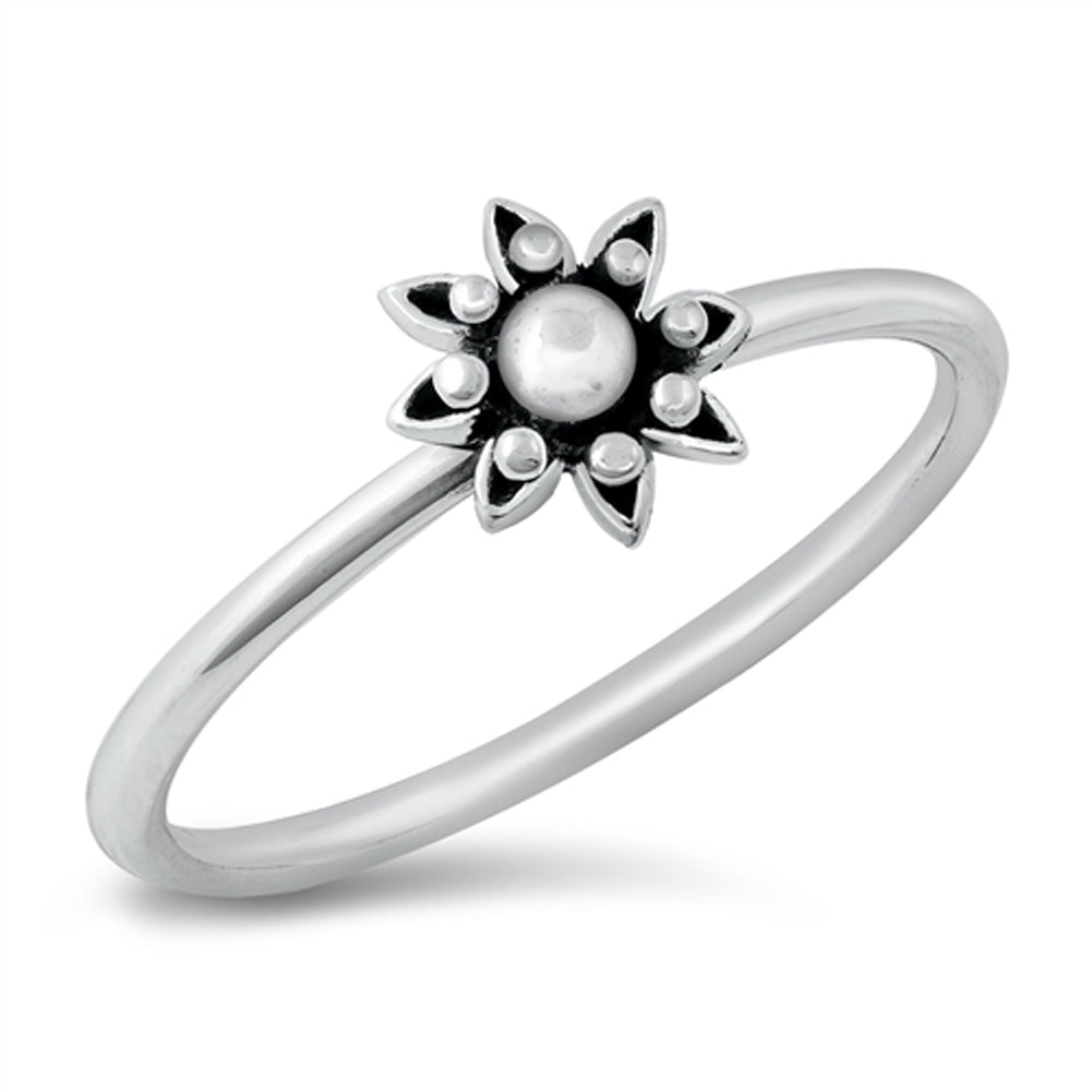 Unique Bali Sun Ring New .925 Sterling Silver Band Sizes 4-10