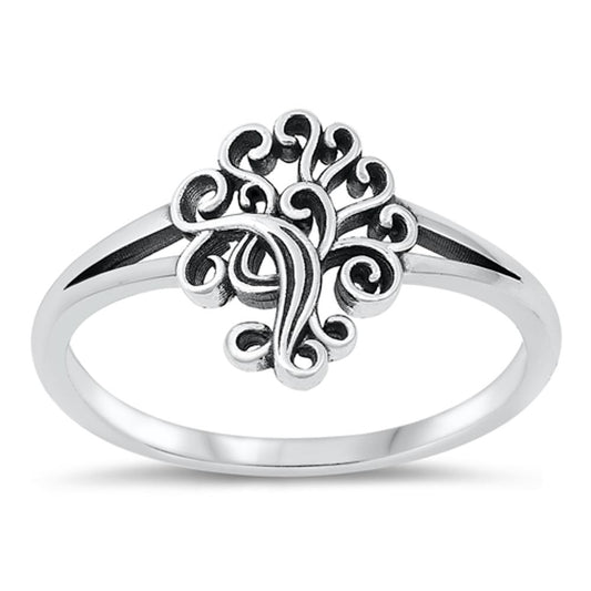 Sterling Silver Tree of Life Ring