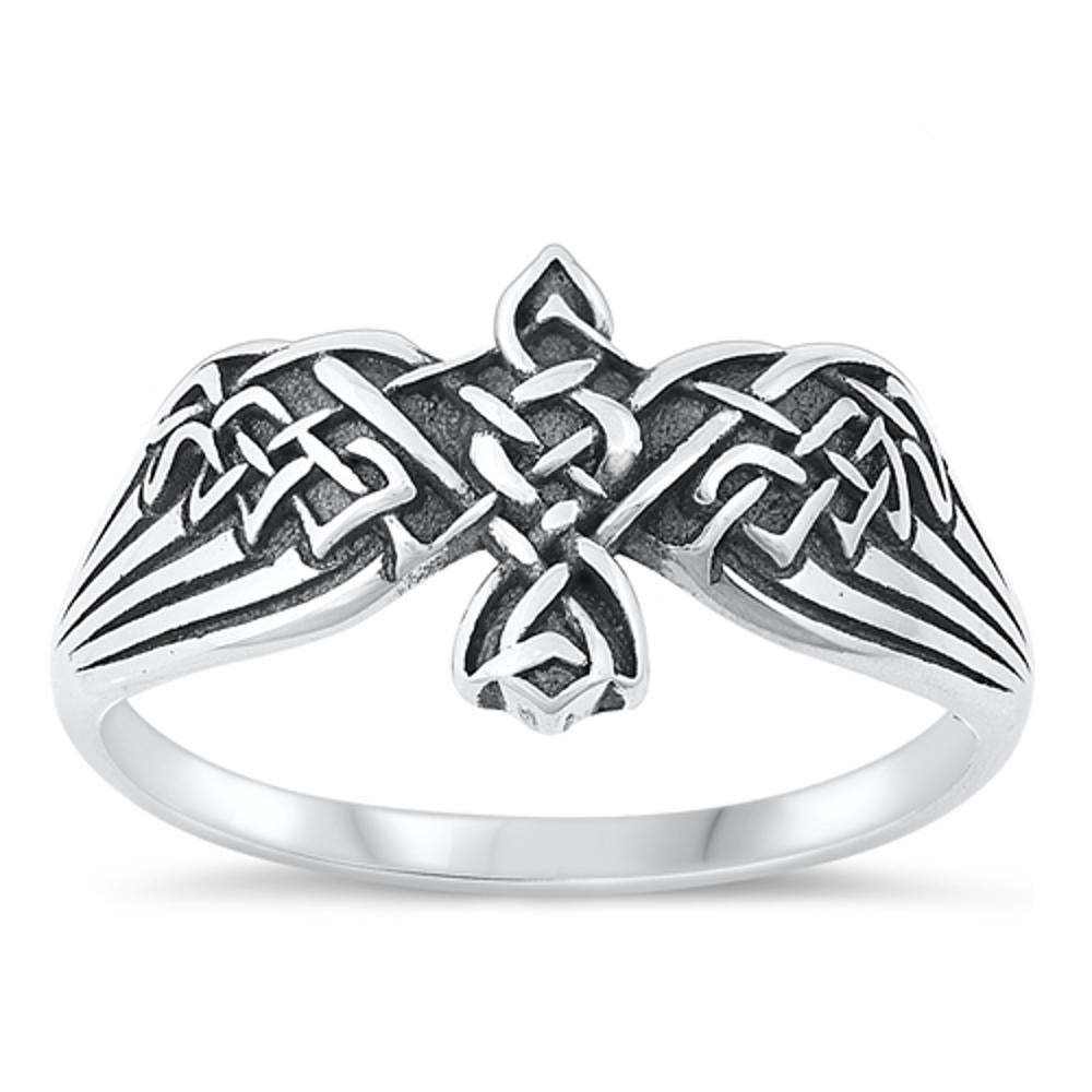 Sterling Silver Aztec Bird Ring