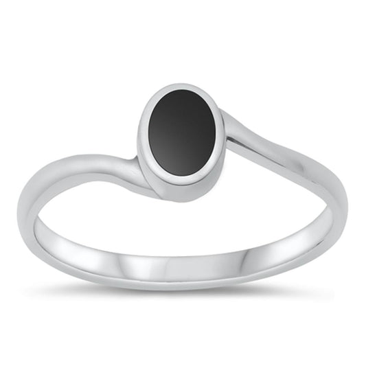 Sterling Silver Black Onyx Ring