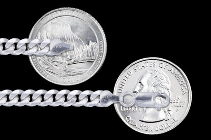 Miami Cuban 120 - 4.2mm - Sterling Silver Miami Cuban Link Chain Necklace